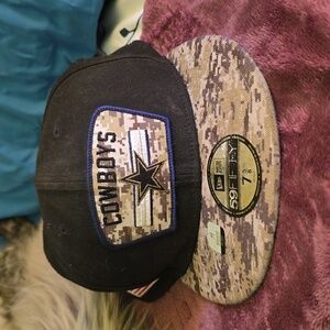 Salute To Service Dallas Cowboys flat billed hat.
